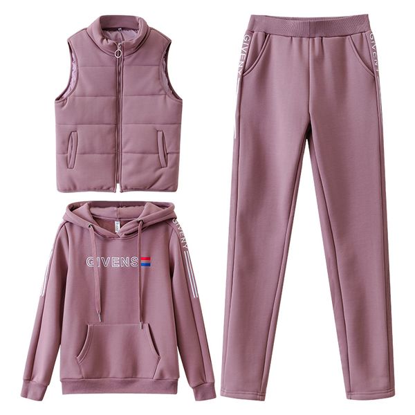 женщины костюм tracksuit winter 3 piece set толстовки + жилет + брюки повседневные костюм plus velvet теплое спортивные костюмы для женщин о, White;black
женщины костюм tracksuit winter 3 piece set толстовки + жилет + брюки повседневные костюм plus velvet теплое спортивные костюмы для женщин о, White;black
