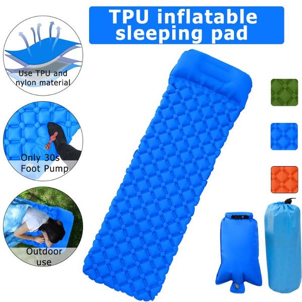 camping sleeping pad outdoor mat 3 colors inflatable ultralight furniture bed air mattresses cushion pillow hiking trekking
camping sleeping pad outdoor mat 3 colors inflatable ultralight furniture bed air mattresses cushion pillow hiking trekking