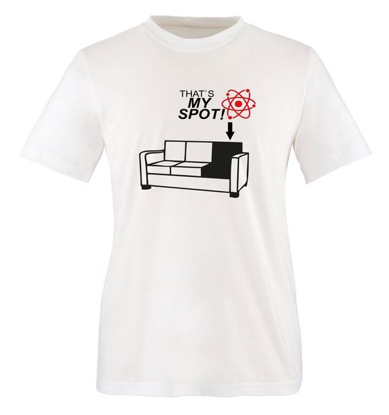 2019 summer cool tee shirt the big bang thats my spot herren t-shirt funny t-shirt