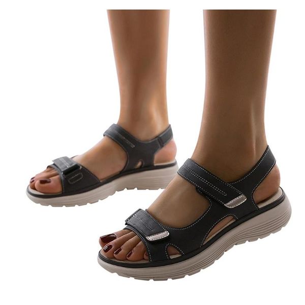 sandals sagace summer ladies wedge heel breathable soft bottom non-slip simple and convenient 2021, Black
sandals sagace summer ladies wedge heel breathable soft bottom non-slip simple and convenient 2021, Black