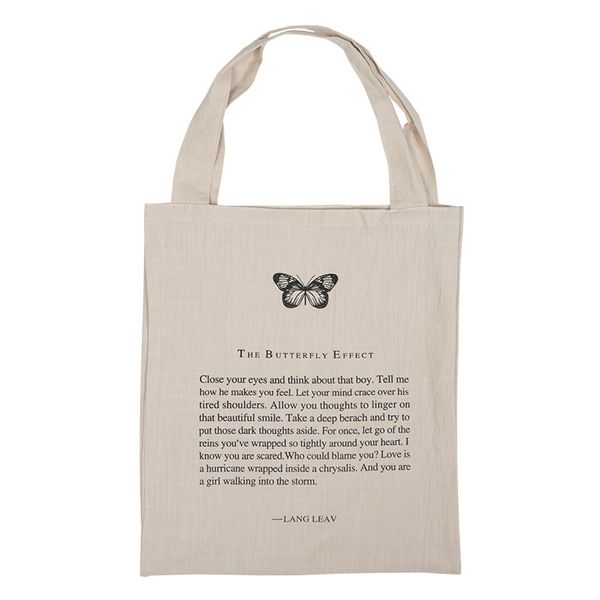 women's cotton and linen shoulder bag large-capacity women's shopping bag reusable letter butterfly print luxury handbag
women's cotton and linen shoulder bag large-capacity women's shopping bag reusable letter butterfly print luxury handbag