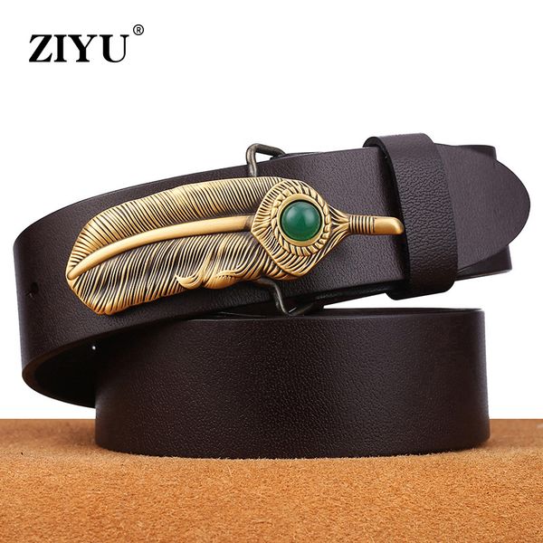 vintage solid brass buckle cow genuine leather belts for men mens belt feather buckle male jeans strap 3.8cm width, Black;brown
vintage solid brass buckle cow genuine leather belts for men mens belt feather buckle male jeans strap 3.8cm width, Black;brown