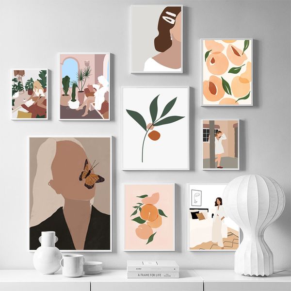 abstract fashion girl plant fruit leaf nordic posters and prints wall art canvas painting wall pictures for living room decor
abstract fashion girl plant fruit leaf nordic posters and prints wall art canvas painting wall pictures for living room decor
