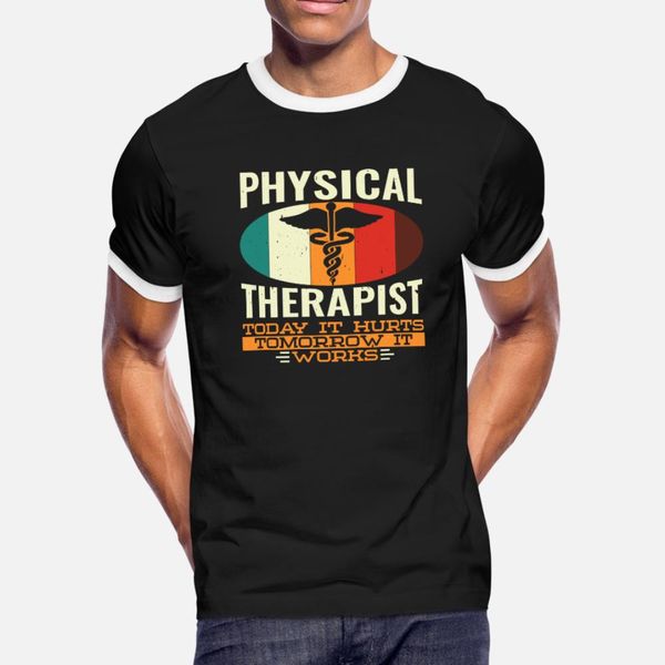 physical therapist t shirt men printing 100% cotton crew neck trend fit humor summer style formal shirt
physical therapist t shirt men printing 100% cotton crew neck trend fit humor summer style formal shirt