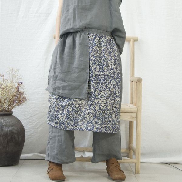 qpfjqd 2020 autumn spring print elastic waist wide leg long pants loose casual women chinese style trousers patchwork, Black;white
qpfjqd 2020 autumn spring print elastic waist wide leg long pants loose casual women chinese style trousers patchwork, Black;white
