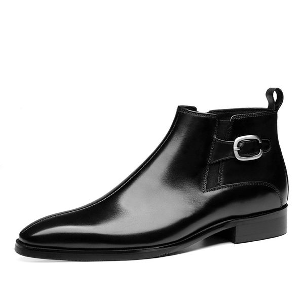 men male man plus size ankle boots pointed toe matin shoe mens pu leather low heels zapatos de hombres personlizar zapatos m0724, Black
men male man plus size ankle boots pointed toe matin shoe mens pu leather low heels zapatos de hombres personlizar zapatos m0724, Black