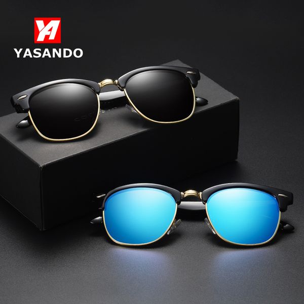 yasando fashion sunglasses men women classic coating lens mirror driving eyewear male oculos masculino gs6098, White;black
yasando fashion sunglasses men women classic coating lens mirror driving eyewear male oculos masculino gs6098, White;black