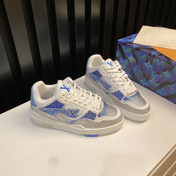 new fashion men's and women's casual luxury fashion brand shoes 2by virgin abloh original cowhide leather diamond surface, Black
new fashion men's and women's casual luxury fashion brand shoes 2by virgin abloh original cowhide leather diamond surface, Black