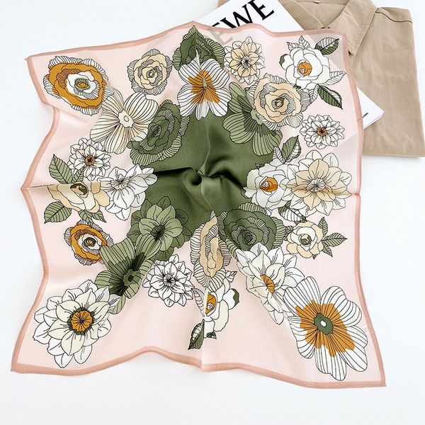 scarves 2021 fashion 100% silk square neck scarf for women flower printed neckerchief bandana small skinny 53*53cm, Blue;gray
scarves 2021 fashion 100% silk square neck scarf for women flower printed neckerchief bandana small skinny 53*53cm, Blue;gray