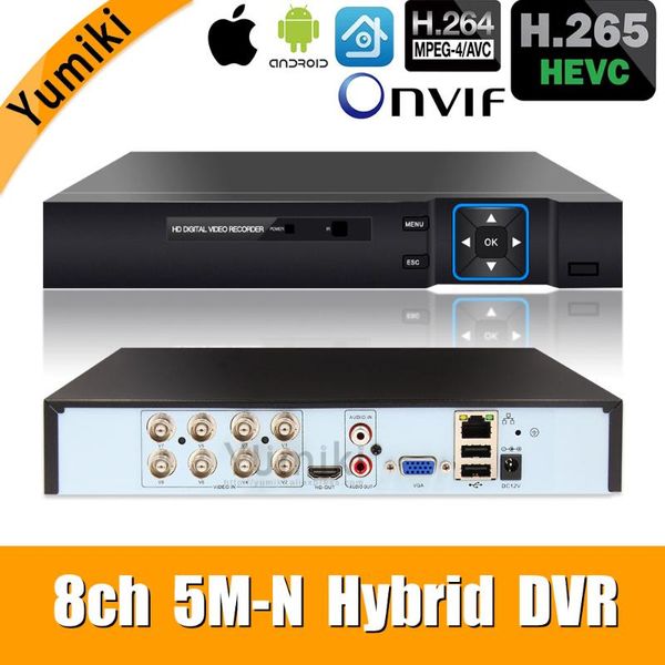 kits 6 in 1 8ch*5m-n/4m-n ahd dvr surveillance security cctv video recorder 1080n hybrid for analog cvi tvi ip cameras xmeye, Black;white
kits 6 in 1 8ch*5m-n/4m-n ahd dvr surveillance security cctv video recorder 1080n hybrid for analog cvi tvi ip cameras xmeye, Black;white