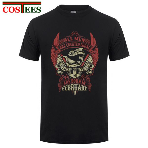 все люди созданы равными, но только лучший родились в феврале t shirt мужчины с коротким рукавом 100% хлопок tshirt man o шеи топы tee
все люди созданы равными, но только лучший родились в феврале t shirt мужчины с коротким рукавом 100% хлопок tshirt man o шеи топы tee