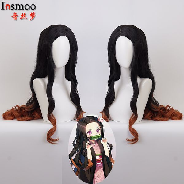 kamado nezuko wigs anime demon slayer:kimetsu no yaiba cosplay costume dyeing version long black gradient orange hair + wig cap
kamado nezuko wigs anime demon slayer:kimetsu no yaiba cosplay costume dyeing version long black gradient orange hair + wig cap