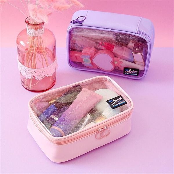 transprent moon rainbow bentoy cosmetic case pvc storage package waterproof girls large capacity make up bag women korea japan
transprent moon rainbow bentoy cosmetic case pvc storage package waterproof girls large capacity make up bag women korea japan