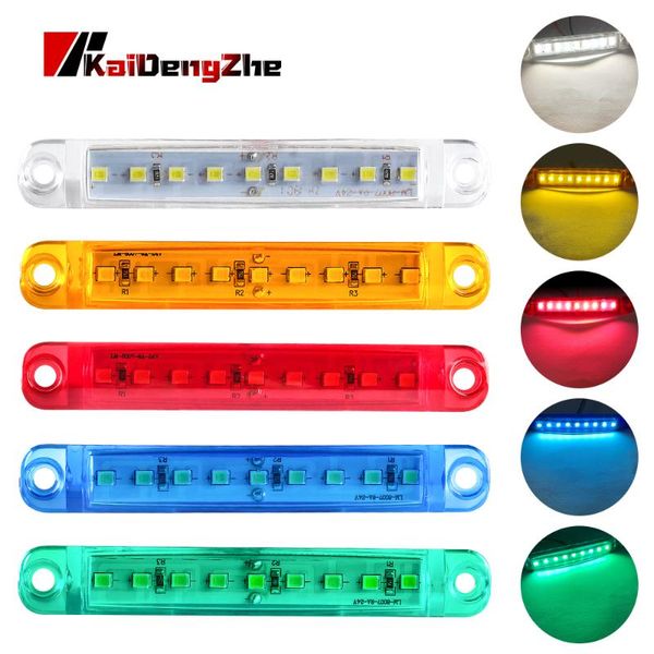2pcs 12-24v 9smd led side marker lights car external lights warning tail light auto trailer truck lorry lamps waterproof 5 color
2pcs 12-24v 9smd led side marker lights car external lights warning tail light auto trailer truck lorry lamps waterproof 5 color