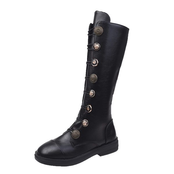 spring autumn lacing knee high boots women fashion white square heel woman leather shoes winter pu large size, Black
spring autumn lacing knee high boots women fashion white square heel woman leather shoes winter pu large size, Black