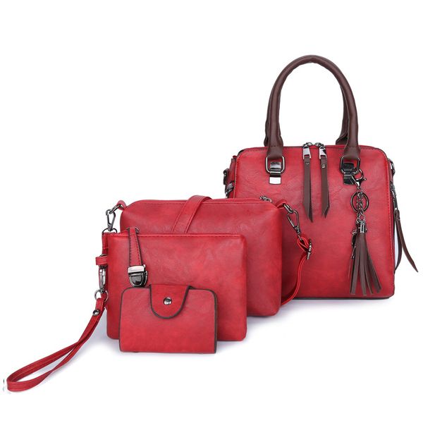 pu leather womens purse and handbags handle female shoulder bag composite bag 4pcs bags for women handbag
pu leather womens purse and handbags handle female shoulder bag composite bag 4pcs bags for women handbag