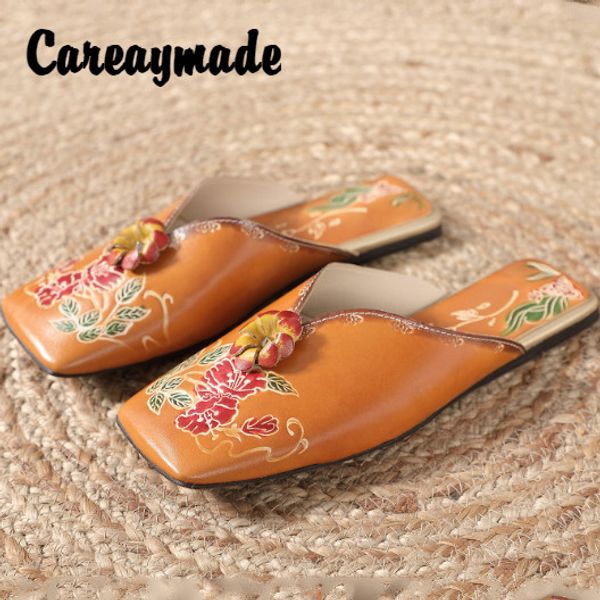 careaymade-new women's sandals ethnic genuine leather wedge sandals comfortable breathable flat slippers, Black
careaymade-new women's sandals ethnic genuine leather wedge sandals comfortable breathable flat slippers, Black