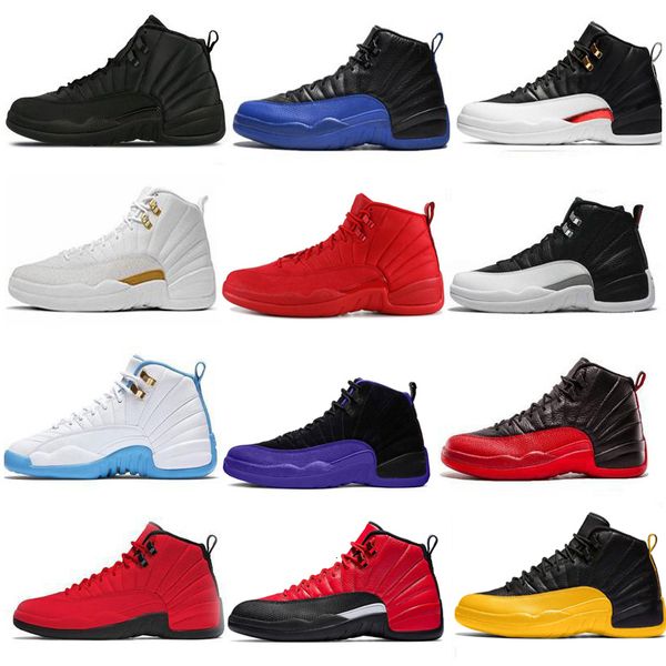 12 12s basketball shoes men winterized wntr gym red reverse flu game royal dark concord university gold blue white sports sneakers size 7-13, Black
12 12s basketball shoes men winterized wntr gym red reverse flu game royal dark concord university gold blue white sports sneakers size 7-13, Black