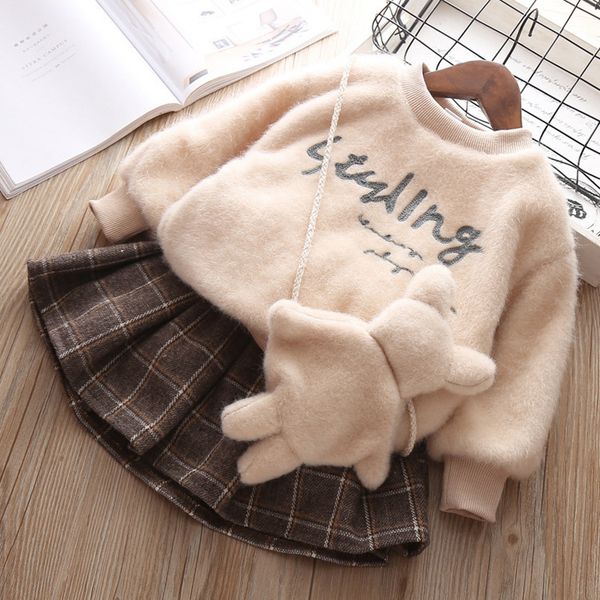 girls winter clothes set long sleeve sweater shirt skirt 2 pcs clothing suit letter baby outfits for kids girls clothes 1027, Red;yellow
girls winter clothes set long sleeve sweater shirt skirt 2 pcs clothing suit letter baby outfits for kids girls clothes 1027, Red;yellow