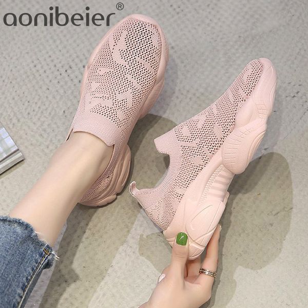aonibeier summer breathable air mesh knitted chunky platform sneakers women casual slip on flat sock shoes woman walking shoes, Black
aonibeier summer breathable air mesh knitted chunky platform sneakers women casual slip on flat sock shoes woman walking shoes, Black