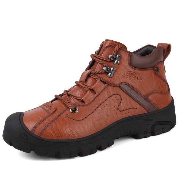 natural leather men boots handmade platform snow boots outdoor autumn and winter shoes men mens, Black
natural leather men boots handmade platform snow boots outdoor autumn and winter shoes men mens, Black