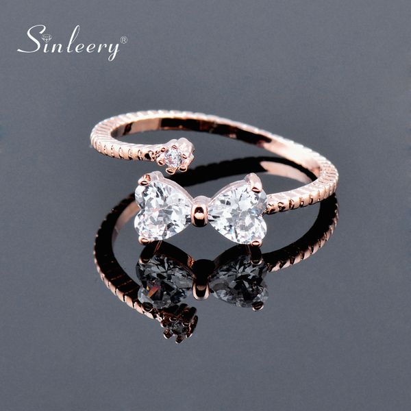sinleery lovely clear crystal bowknot bow adjustable rings for women girl rose gold silver color jewelry anillos jz458 ssc, Golden;silver
sinleery lovely clear crystal bowknot bow adjustable rings for women girl rose gold silver color jewelry anillos jz458 ssc, Golden;silver