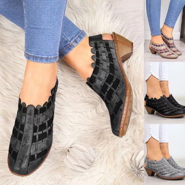 2020 new women sandals summer fashion stitching ladies heel shoes female casual sandalias mujer size 35-43, Black
2020 new women sandals summer fashion stitching ladies heel shoes female casual sandalias mujer size 35-43, Black