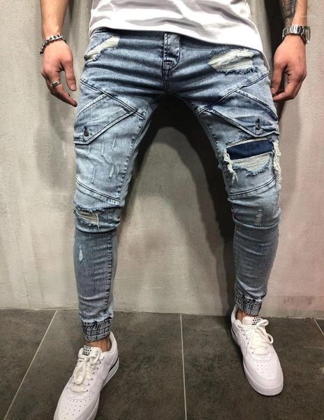 свет омывается синий разорванные карманы capris жан моды mens casual джинсовой карандаш брюки мужские дизайнерские джинсы, Blue
свет омывается синий разорванные карманы capris жан моды mens casual джинсовой карандаш брюки мужские дизайнерские джинсы, Blue
