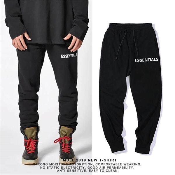 european and american essentials pants high street fashion brand loose pants men's casual fashion foot pants autumn sweatpants, Black
european and american essentials pants high street fashion brand loose pants men's casual fashion foot pants autumn sweatpants, Black