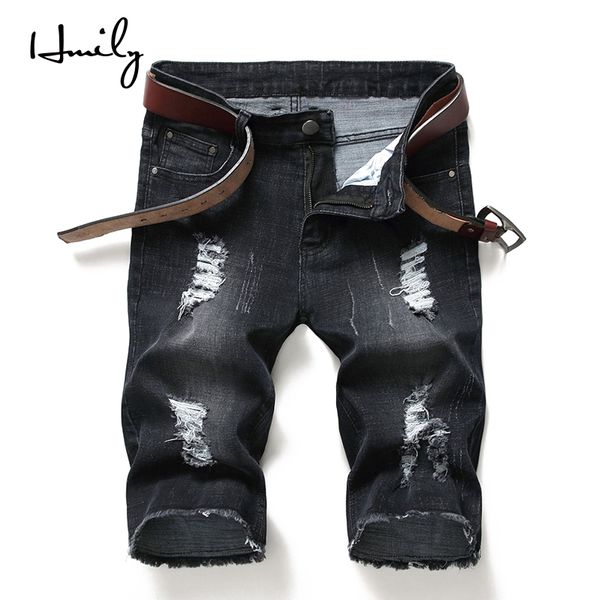 hmily denim shorts men jeans fashion casual hole short jeans korean comfortable shorts big size short pants black color, Blue
hmily denim shorts men jeans fashion casual hole short jeans korean comfortable shorts big size short pants black color, Blue