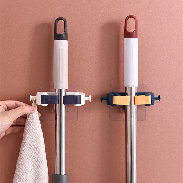 wall mounted mop organizer holder brush broom hanger home storage rack bathroom suction hanging pipe hooks household tools
wall mounted mop organizer holder brush broom hanger home storage rack bathroom suction hanging pipe hooks household tools
