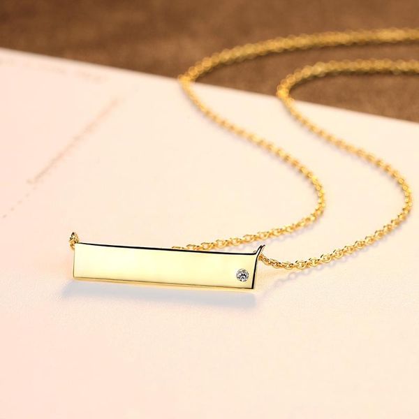 18k gold plated s925 sterling silver necklace pendant simple all-match micro pave necklace silver 925 jewelry
18k gold plated s925 sterling silver necklace pendant simple all-match micro pave necklace silver 925 jewelry