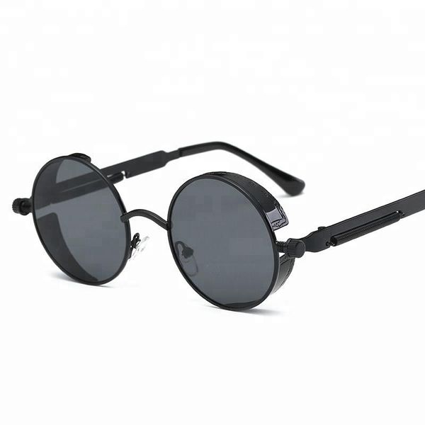 men's fashion sunglasses vintage round sunglasses, White;black
men's fashion sunglasses vintage round sunglasses, White;black