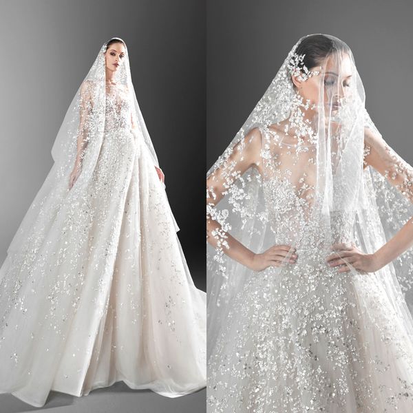 new design wedding dresses a line lace applique sequins vestido de novia scoop sweep train with veil bridal gowns robe, White
new design wedding dresses a line lace applique sequins vestido de novia scoop sweep train with veil bridal gowns robe, White