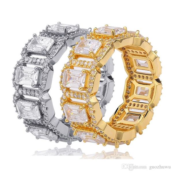 18k gold bling rectangle cz cubic zirconia mens hip hop ring band personalized iced out full diamond rapper jewelry gifts for men women, Slivery;golden
18k gold bling rectangle cz cubic zirconia mens hip hop ring band personalized iced out full diamond rapper jewelry gifts for men women, Slivery;golden