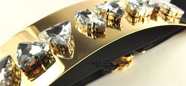 elastic rhinestone mirror metal waist belt metallic bling gold plate wide obi band for women female accessories dress06, Black;brown
elastic rhinestone mirror metal waist belt metallic bling gold plate wide obi band for women female accessories dress06, Black;brown