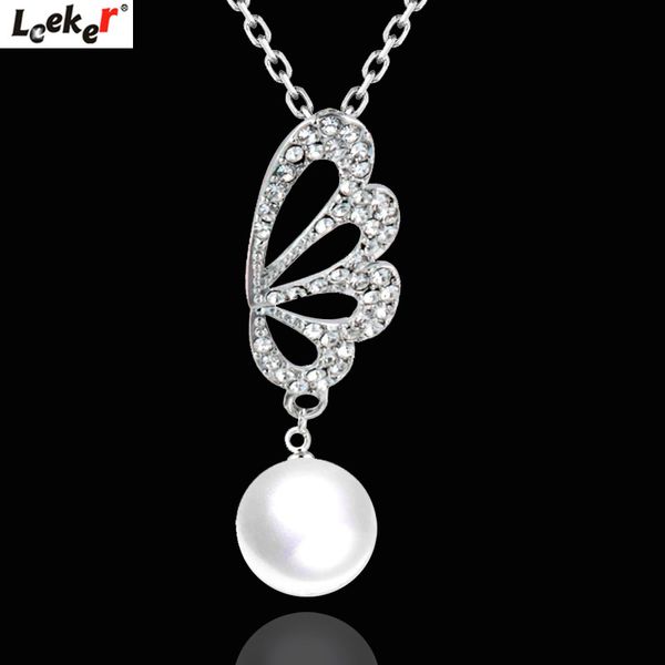 leeker элегантный wing white pearl ожерелье цвета серебра цепи для женщин кристалл ожерелье ювелирных изделий 218 lk8, Silver
leeker элегантный wing white pearl ожерелье цвета серебра цепи для женщин кристалл ожерелье ювелирных изделий 218 lk8, Silver