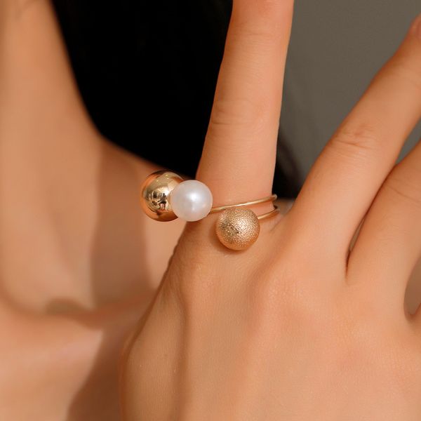 fashion adjustable pearl rings for women gold silver color color resizable finger ring jewelry gift ing, Golden;silver 
fashion adjustable pearl rings for women gold silver color color resizable finger ring jewelry gift ing, Golden;silver