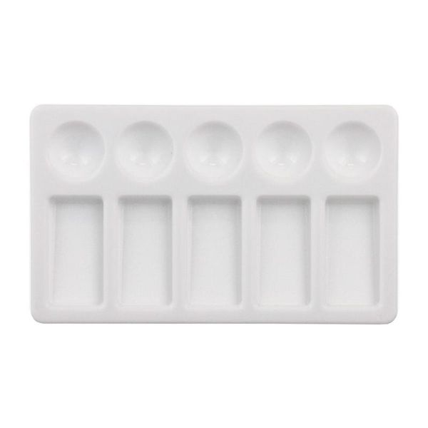 elecool 1pc durable rectangle shape watercolor palette white painting palette easy cleaning nail art drawing tool
elecool 1pc durable rectangle shape watercolor palette white painting palette easy cleaning nail art drawing tool