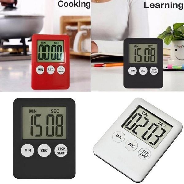 novelty digital kitchen timer medication reminder digital led kitchen count down clip timer alarm cooking count down up tools dh1211
novelty digital kitchen timer medication reminder digital led kitchen count down clip timer alarm cooking count down up tools dh1211