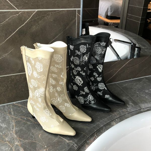 dxfan luxury flower lace knee high boots women pointed toe high heel boots women back zipper western cowboy, Black
dxfan luxury flower lace knee high boots women pointed toe high heel boots women back zipper western cowboy, Black