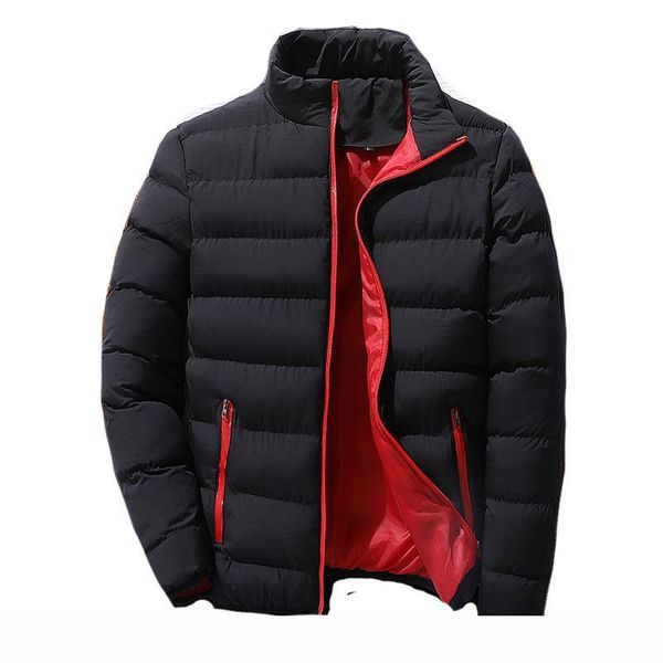 2018 fall and winter sport coat men thick down jacket collar cardigan jacket casual jacket outdoor warm cotton, Black
2018 fall and winter sport coat men thick down jacket collar cardigan jacket casual jacket outdoor warm cotton, Black