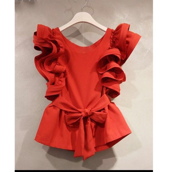 women's blouses & shirts neploe korean ruffles sweet shirt 2021 spring summer sleeveless blouse solid sashes slim waist blusas women 5, White
women's blouses & shirts neploe korean ruffles sweet shirt 2021 spring summer sleeveless blouse solid sashes slim waist blusas women 5, White