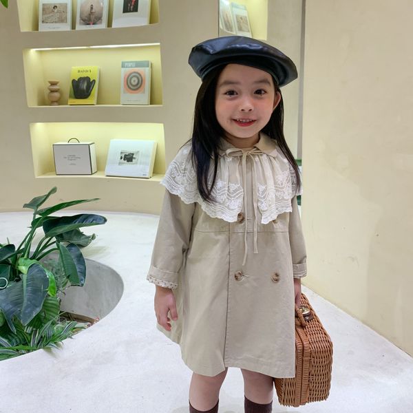 2020 autumn new products baby girl coat korean lace collar double breasted trench kids ' wear children 's clothing, Blue;gray
2020 autumn new products baby girl coat korean lace collar double breasted trench kids ' wear children 's clothing, Blue;gray