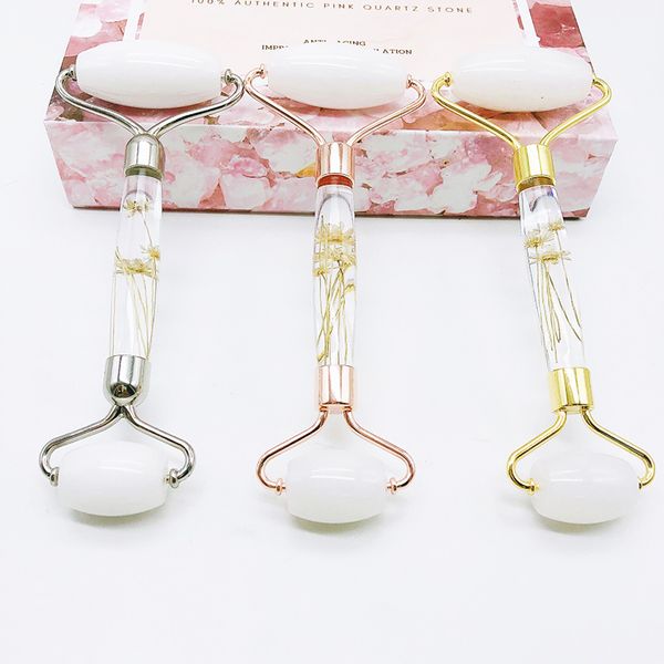 new arrival white jade massager acrylic handle facial roller natural stone handle face massage tool for beauty
new arrival white jade massager acrylic handle facial roller natural stone handle face massage tool for beauty
