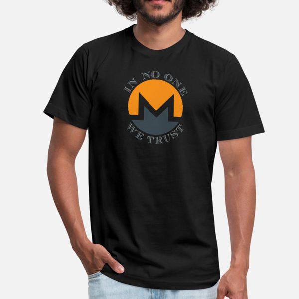 in no one we trust monero cryptocurrency slogan t shirt men designer 100% cotton o neck letter crazy comfortable spring standard shirt
in no one we trust monero cryptocurrency slogan t shirt men designer 100% cotton o neck letter crazy comfortable spring standard shirt