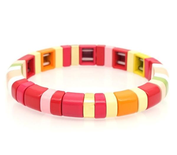 shinus unique enamel tile beads bracelet bohemian bracelets women gift summer beach pulseras mujer 2020 new fashion88, Golden;silver
shinus unique enamel tile beads bracelet bohemian bracelets women gift summer beach pulseras mujer 2020 new fashion88, Golden;silver