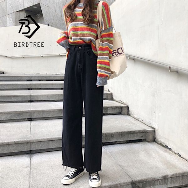 2020 autumn new high waist streetwear jeans minimalist denim straight pants for women vintage casual wide leg pants b06606c, Blue
2020 autumn new high waist streetwear jeans minimalist denim straight pants for women vintage casual wide leg pants b06606c, Blue