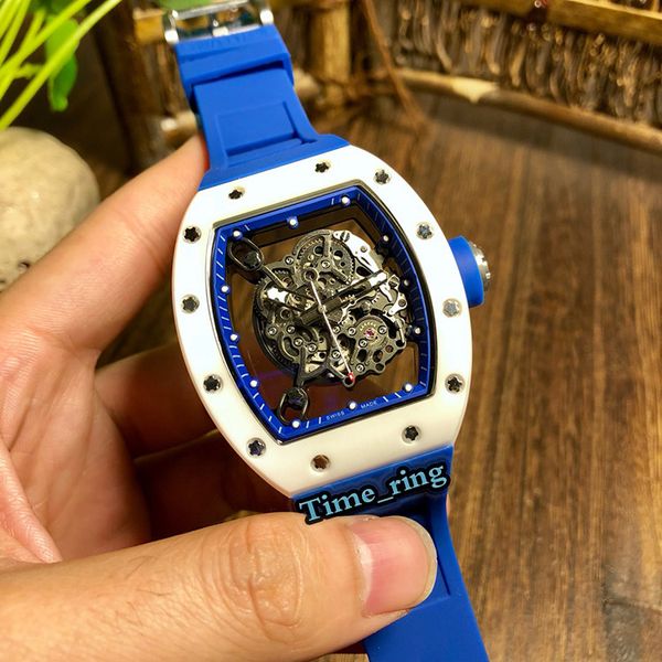 edition rm055 skeleton dial ceramics case japan miyota automatic movement rm055 mens watch blue rubber strap designer sport watches, Slivery;brown
edition rm055 skeleton dial ceramics case japan miyota automatic movement rm055 mens watch blue rubber strap designer sport watches, Slivery;brown