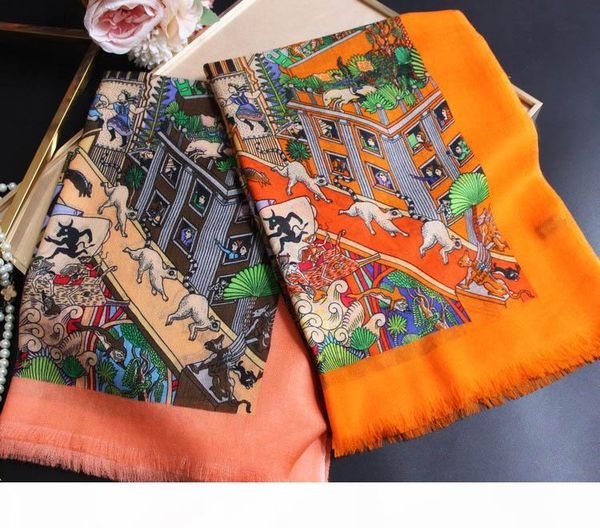 2019 fashion brand designer scarves winter muffler pure cashmere scarf and shawls wraps hijab pashmina lady's muffler female neck warme, Blue;gray
2019 fashion brand designer scarves winter muffler pure cashmere scarf and shawls wraps hijab pashmina lady's muffler female neck warme, Blue;gray
